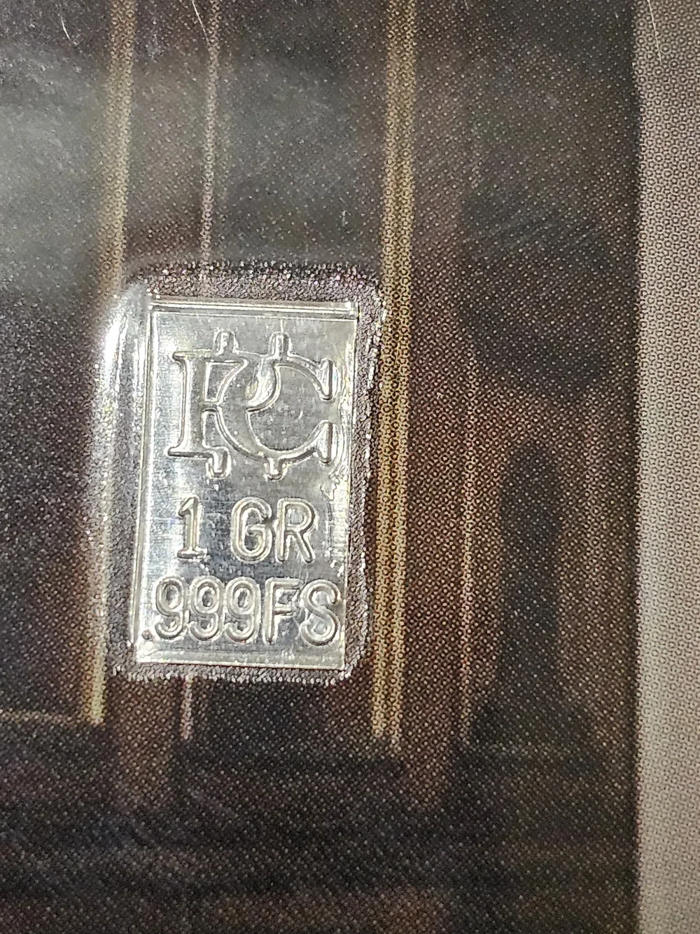 Melania Trump Silver Card W/ COA 1 Gr 999 Fine Silver